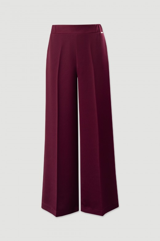 Cala wide leg acetinada