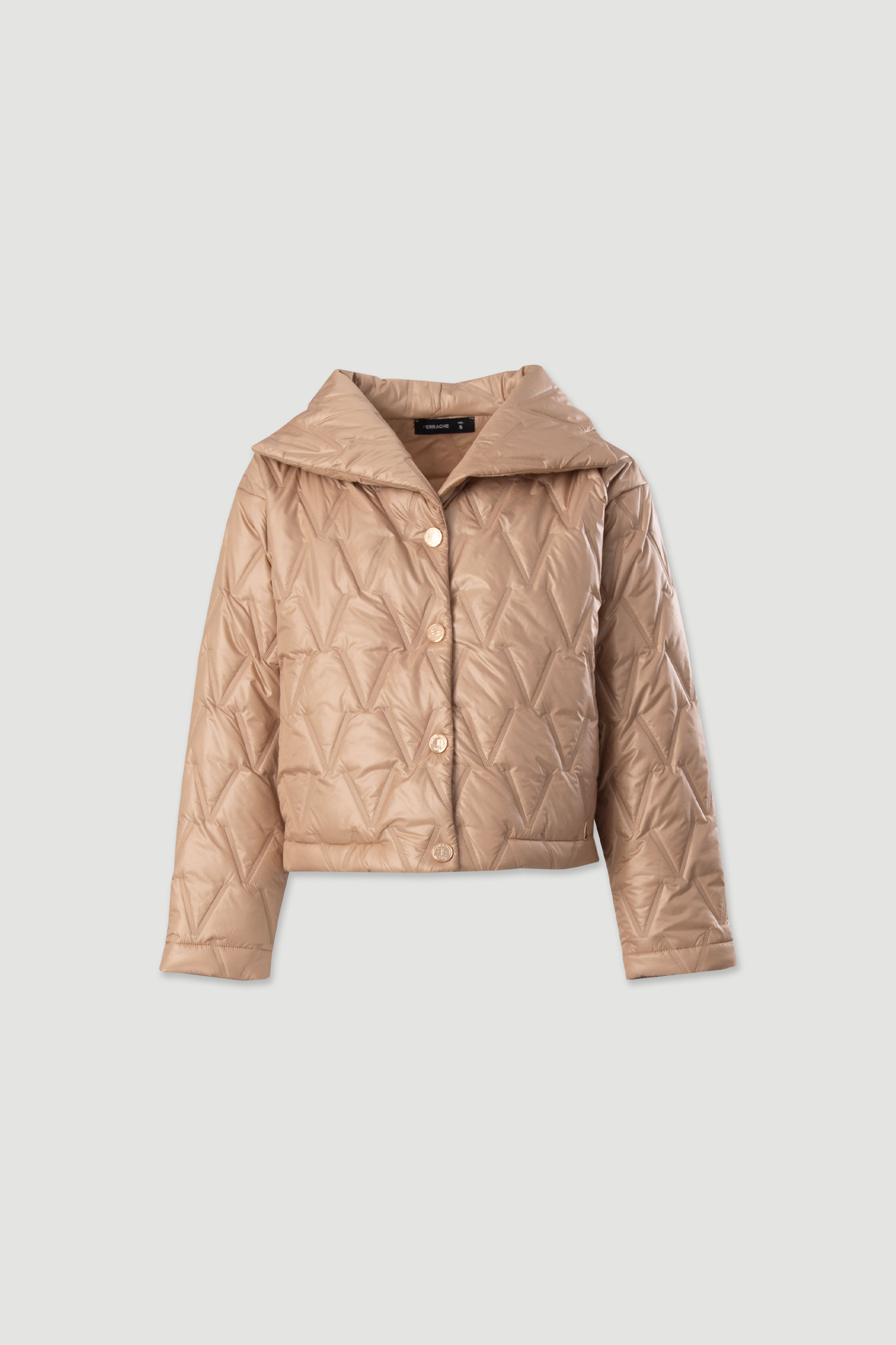 Cazadora acolchada semi-impermeable