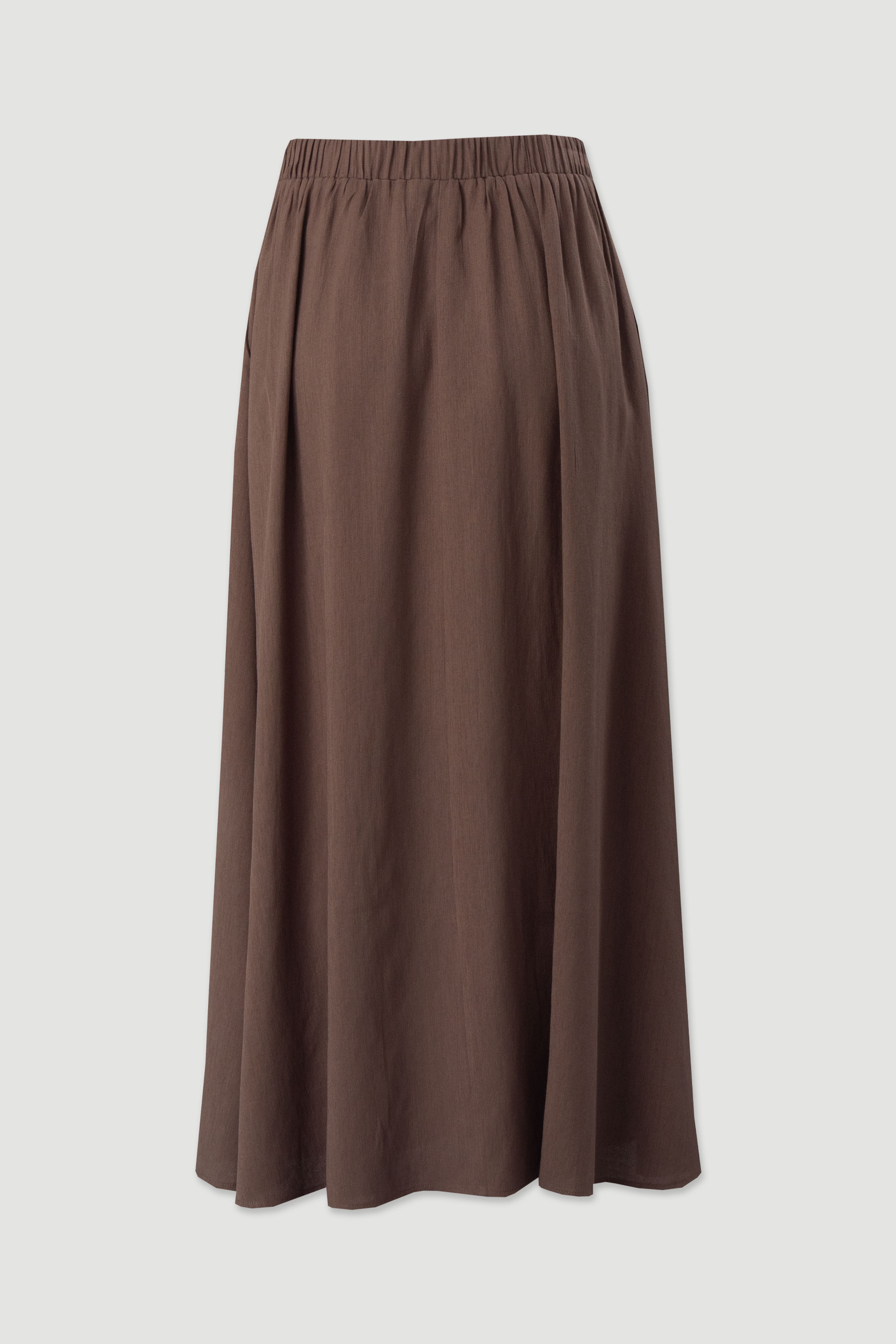 Long pleated skirt