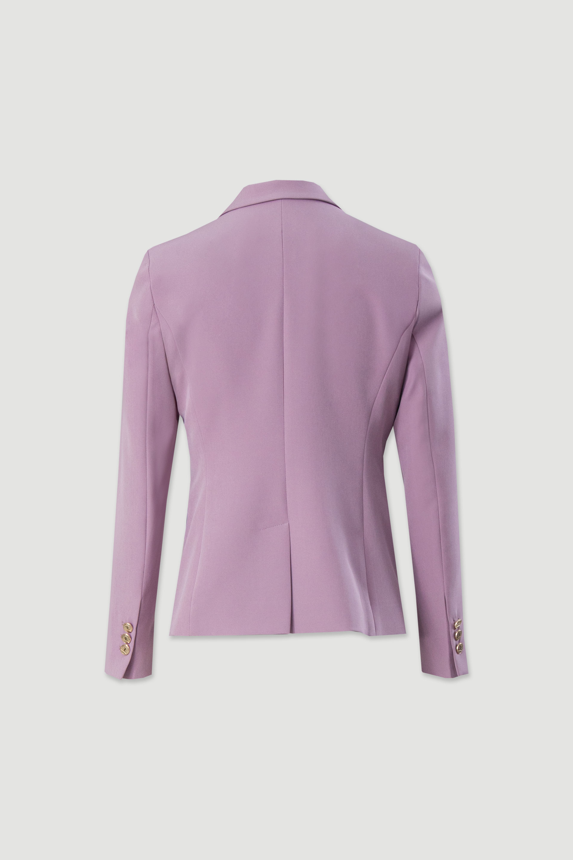 Blazer clássico de fato com botões metálicos