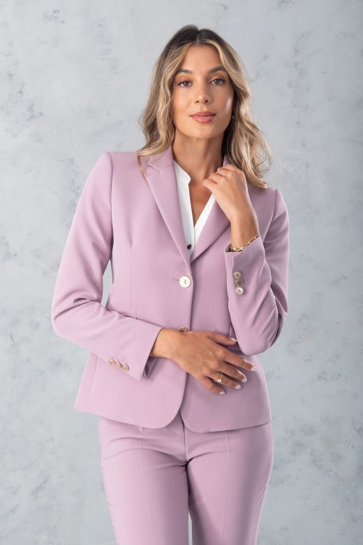 Blazer classique de tailleur avec boutons mtalliques