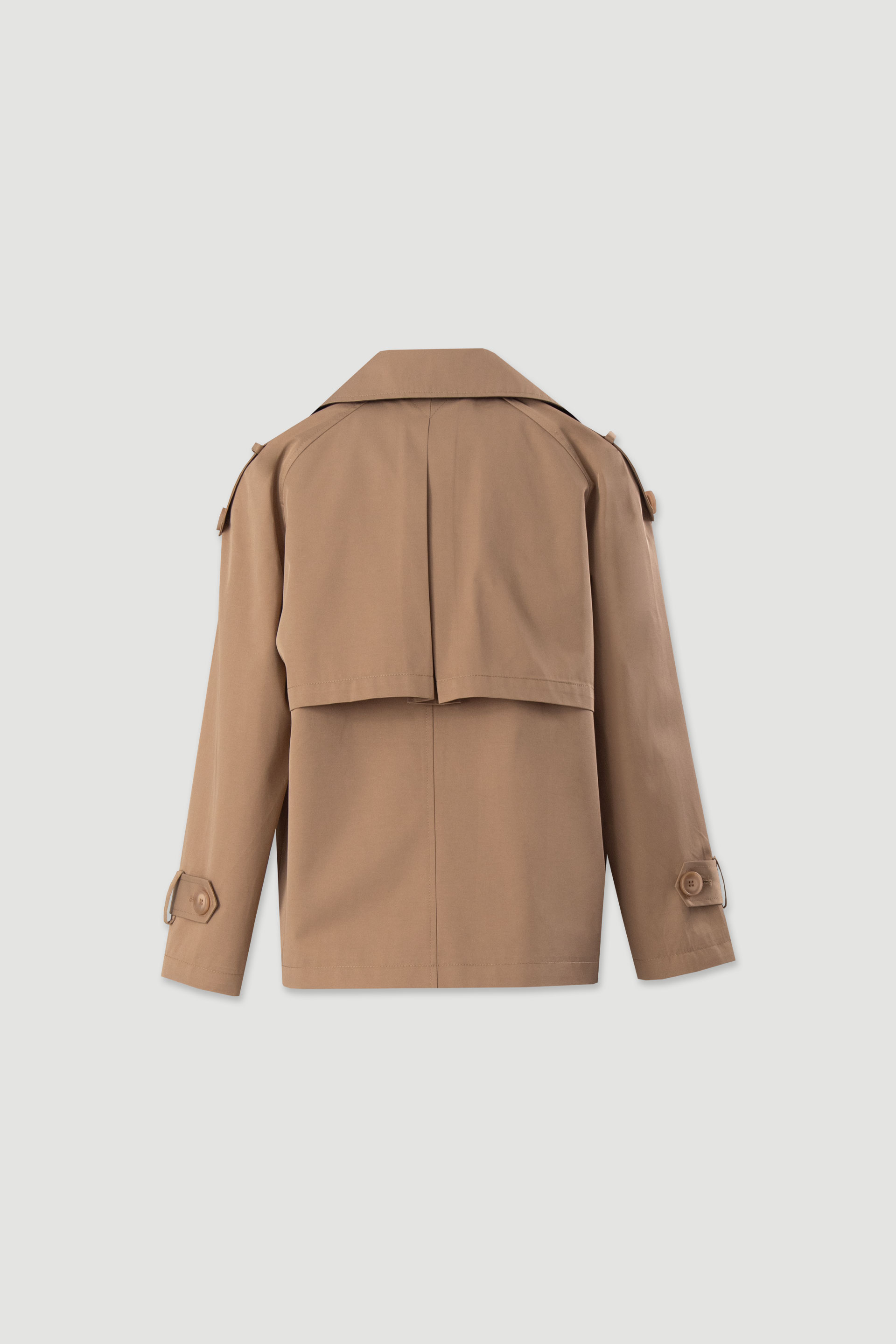 Trench court croisé