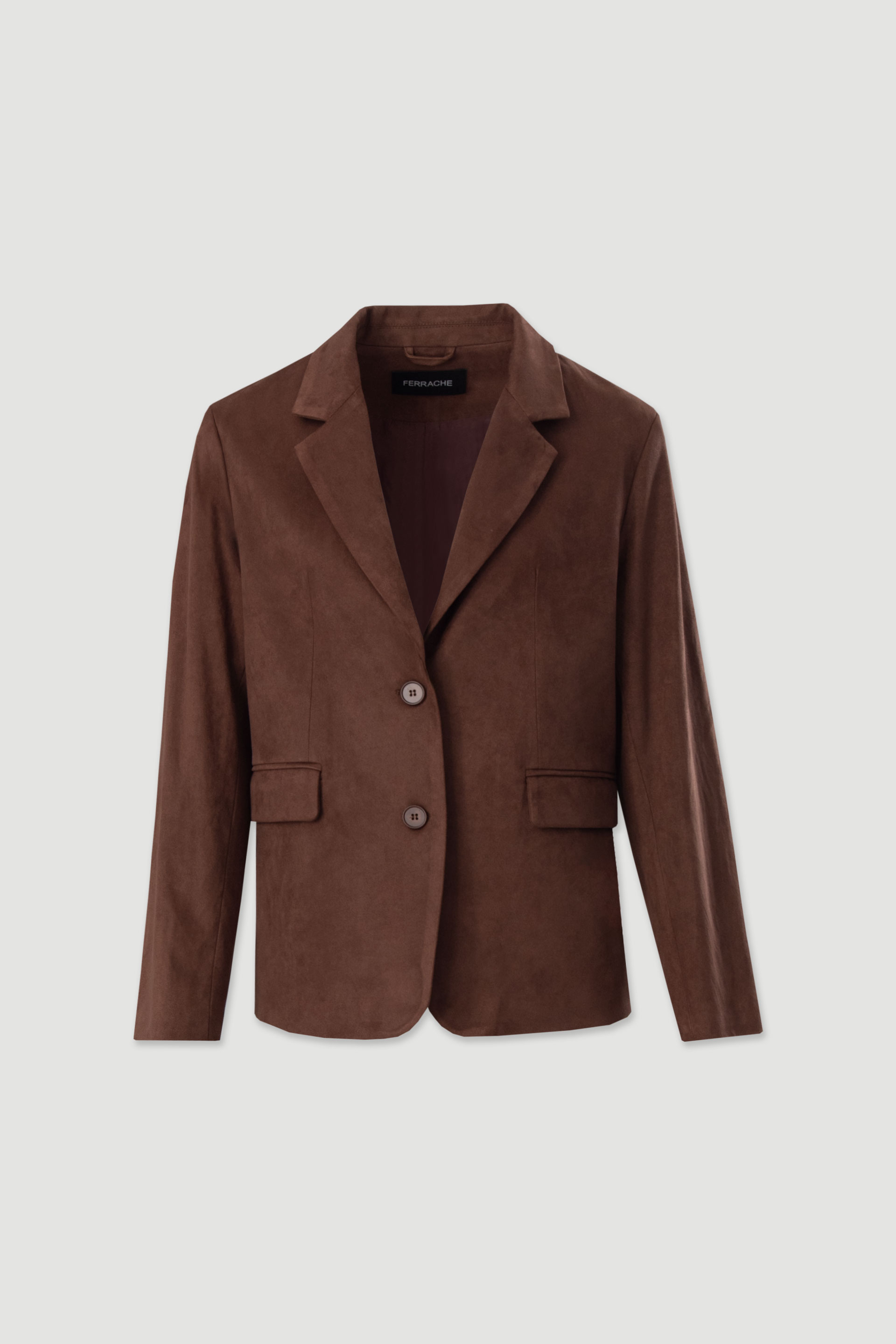 Casaco de efeito camurça