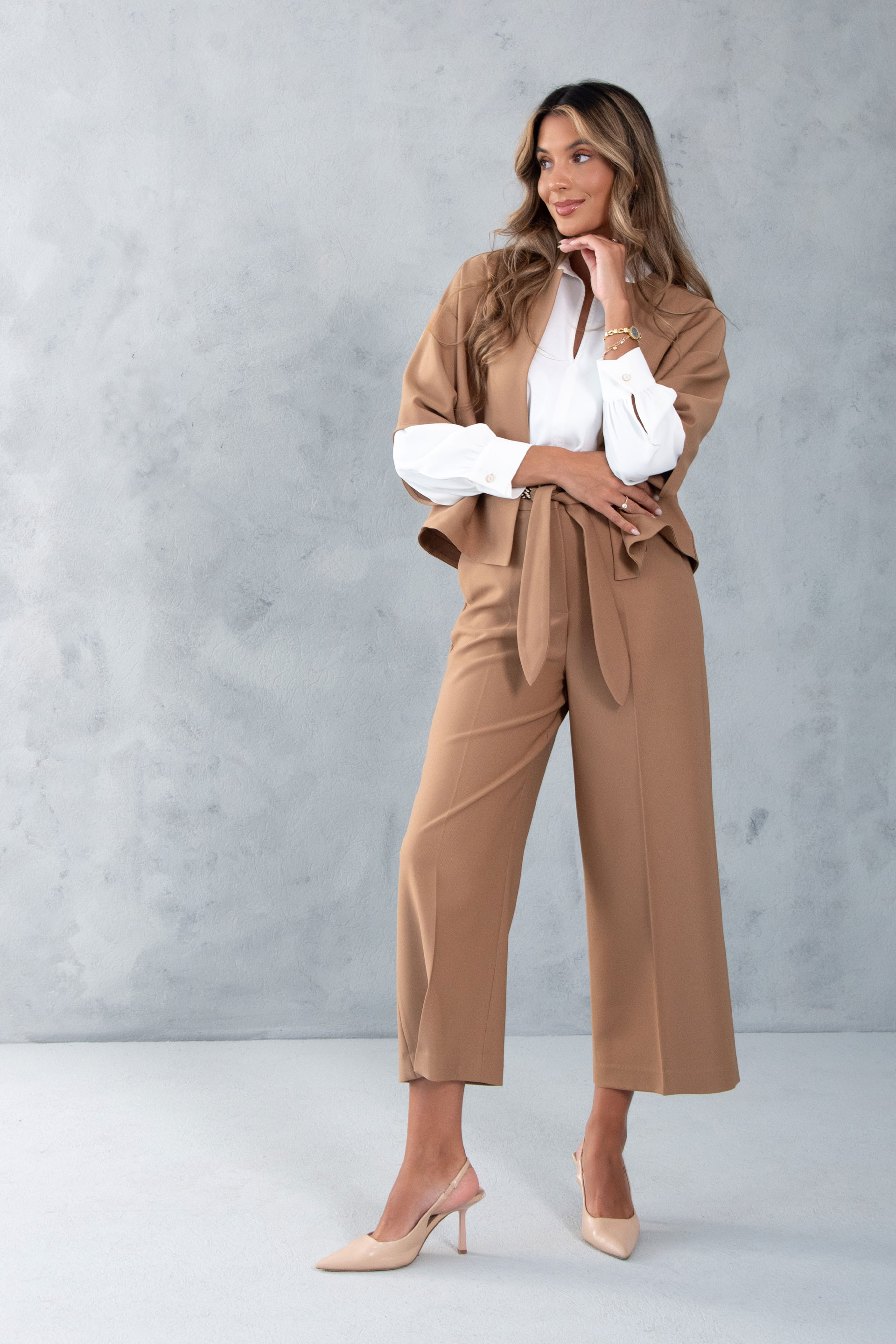 Veste ouverte à coupe fluide