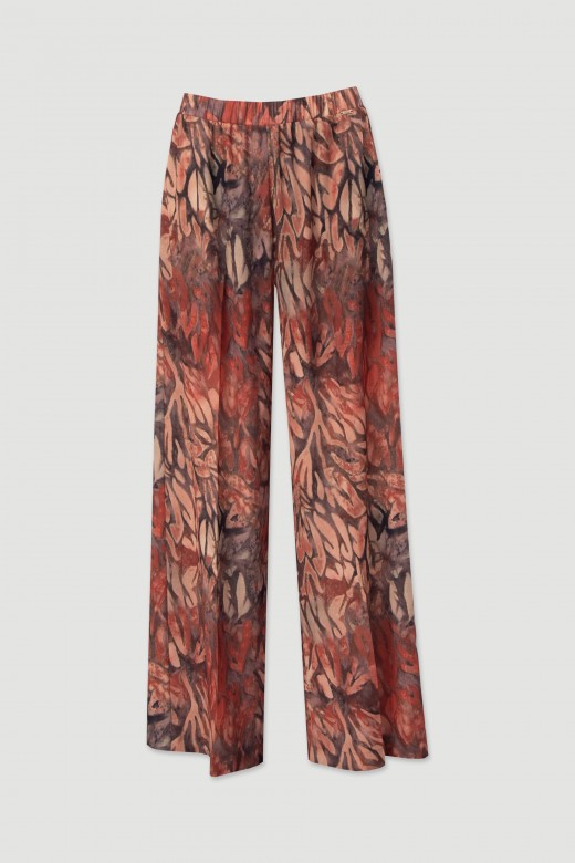 Pantaln fluido estampado