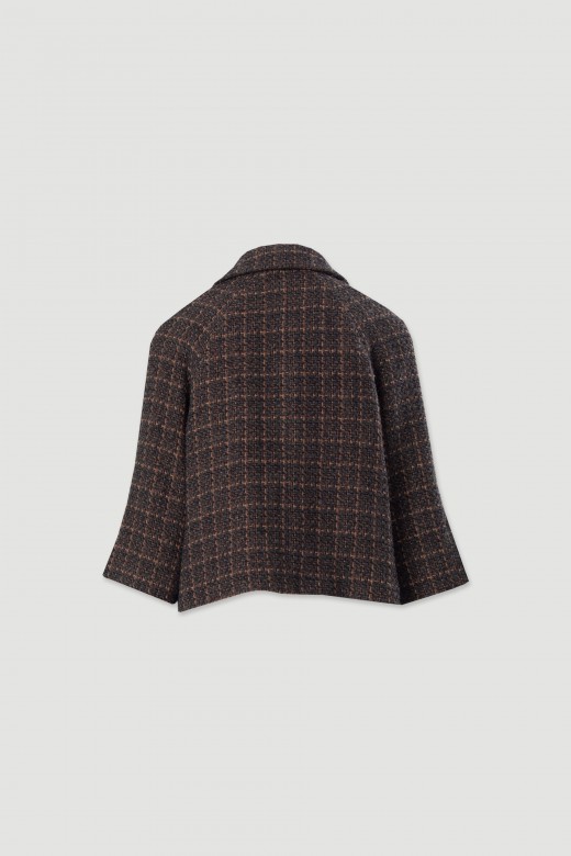 Veste en tissu tweed