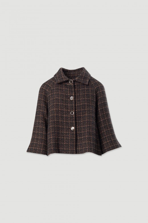Veste en tissu tweed