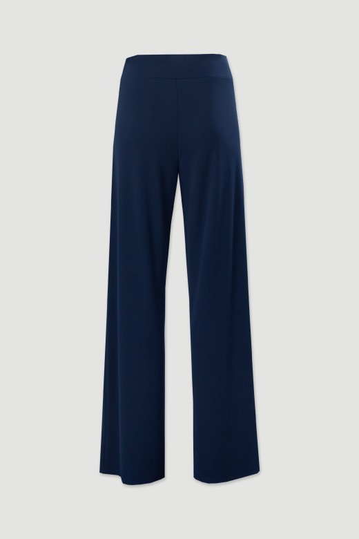 Pantaln de punto wide leg