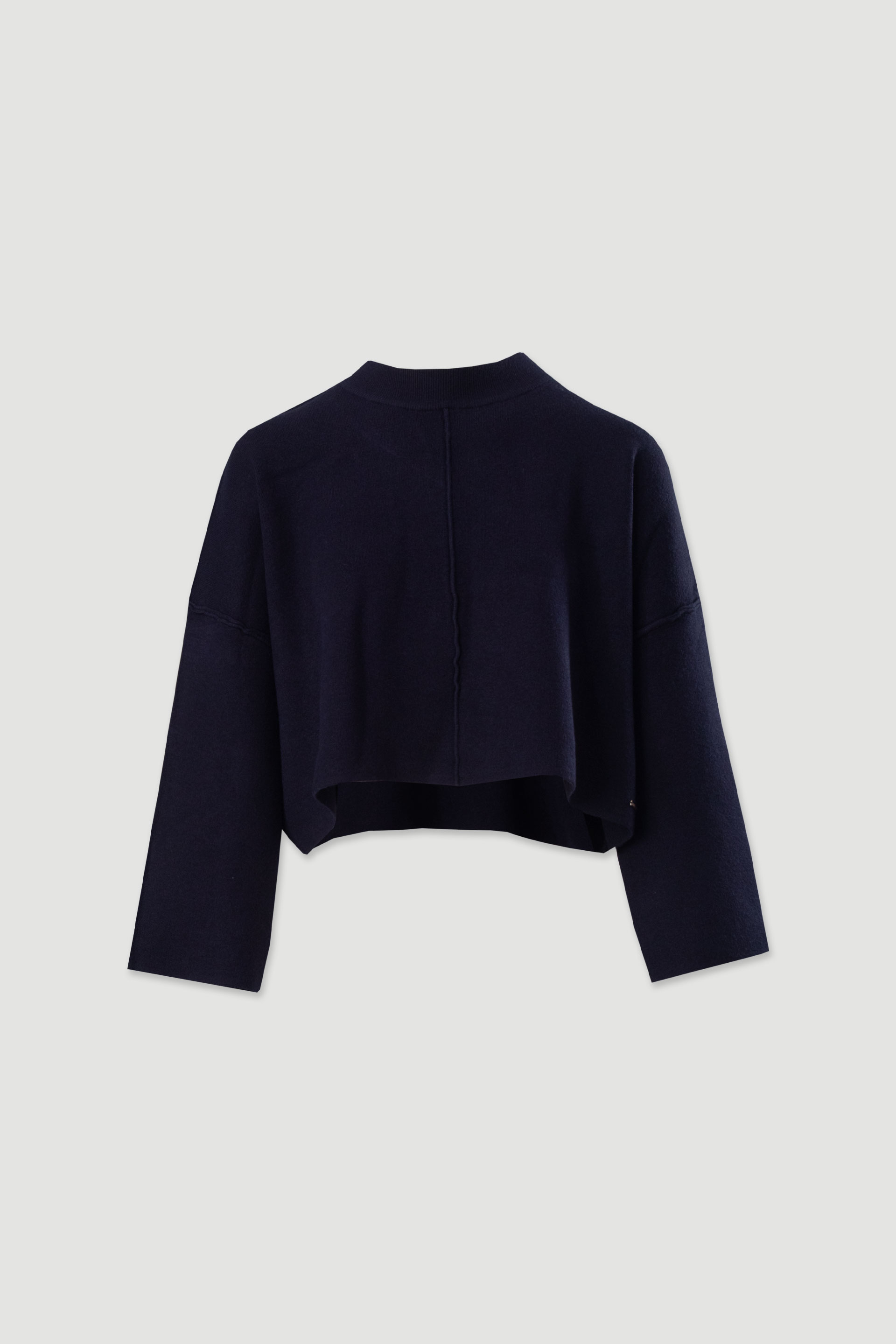 Jersey corto de punto con detalle de nervuras