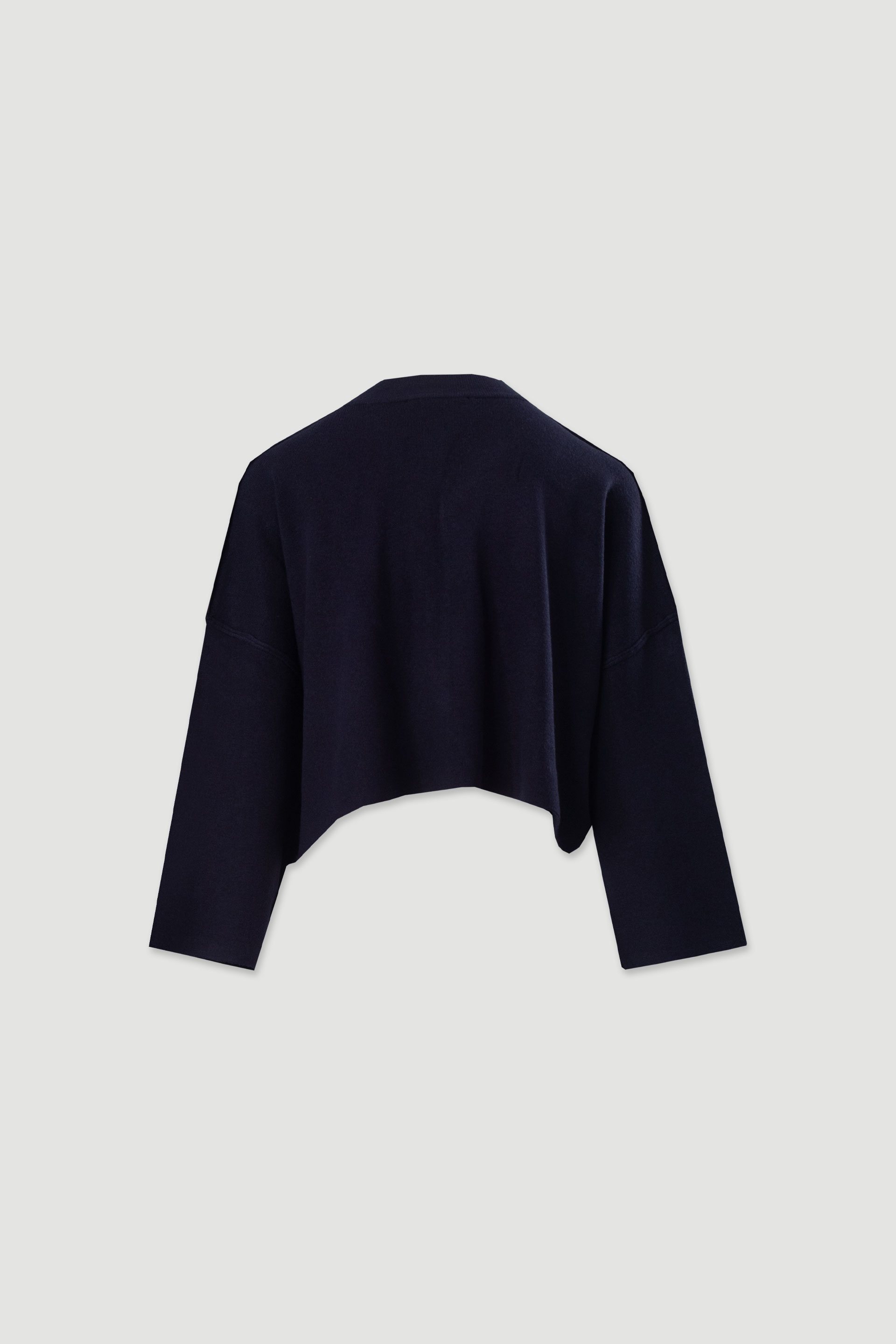 Jersey corto de punto con detalle de nervuras