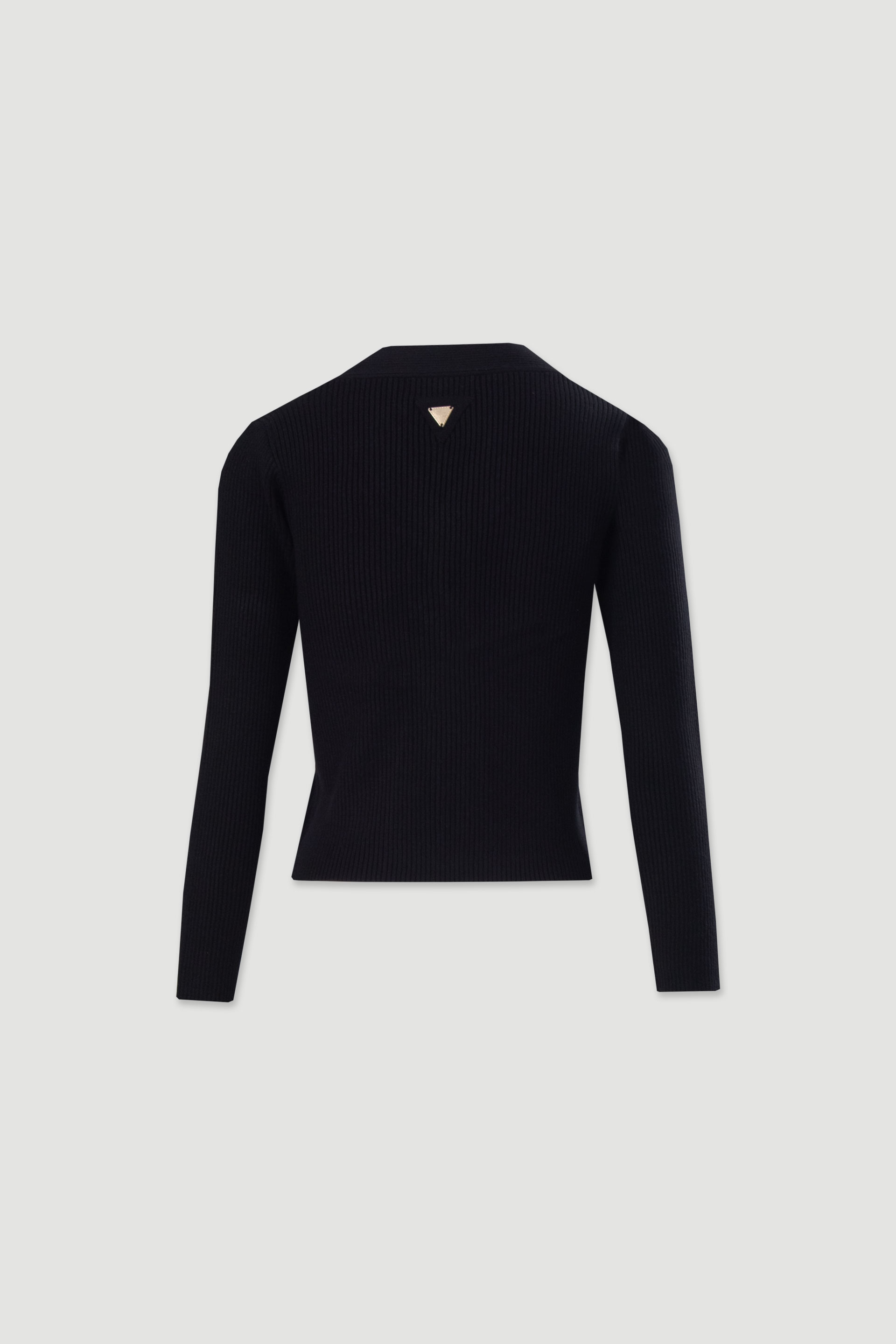 Camisola de malha com pormenor entrançado