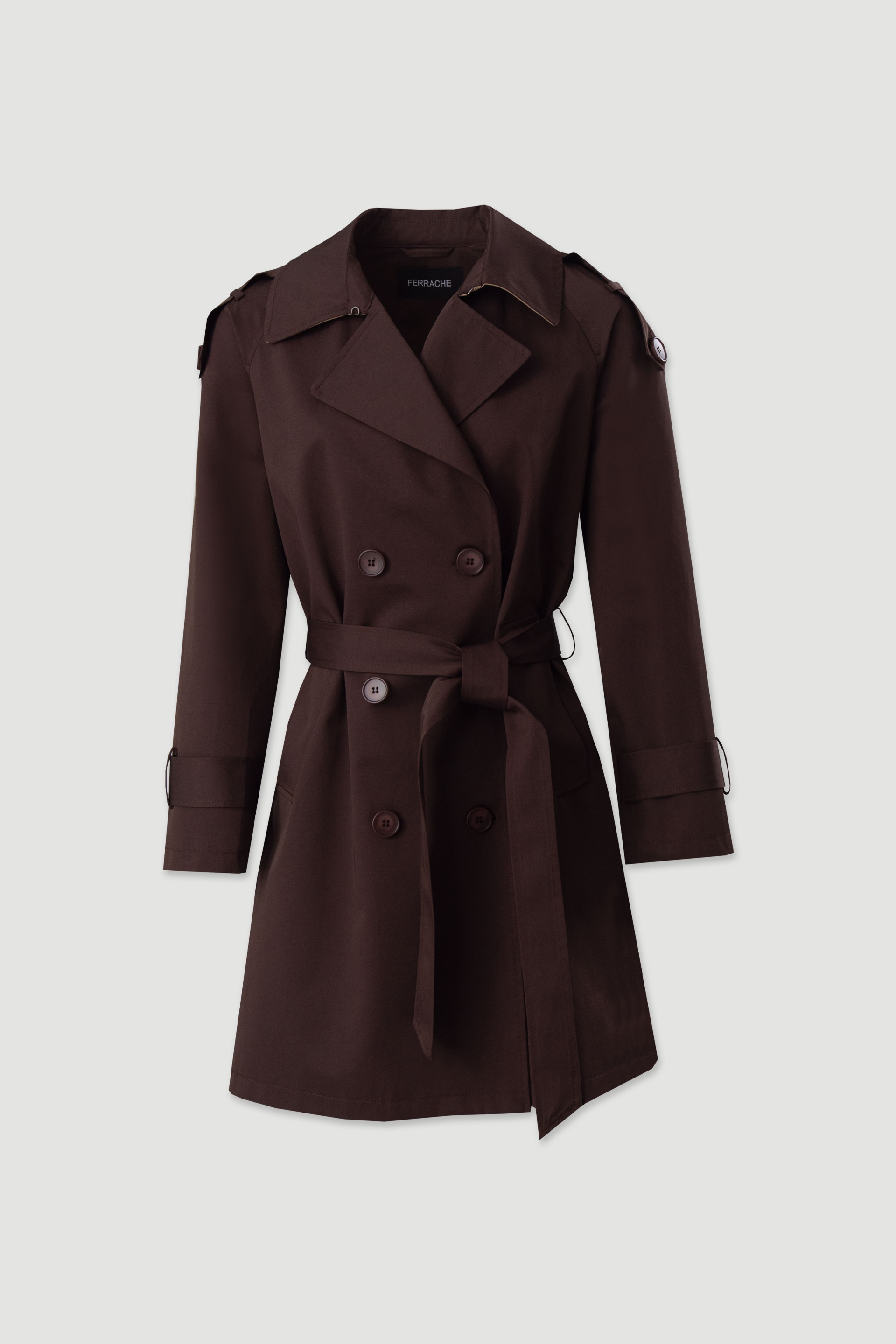 Classic trench coat with belt