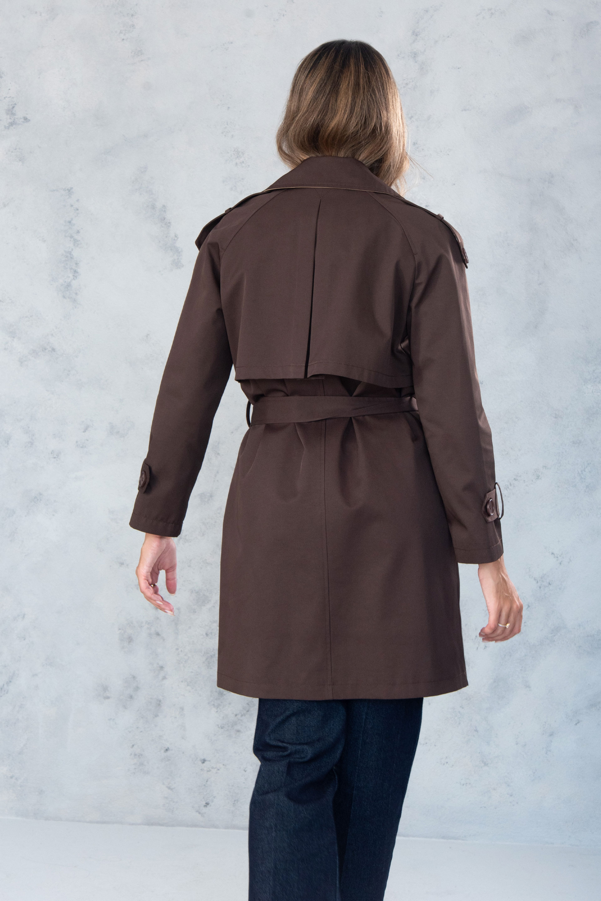 Classic trench coat with belt
