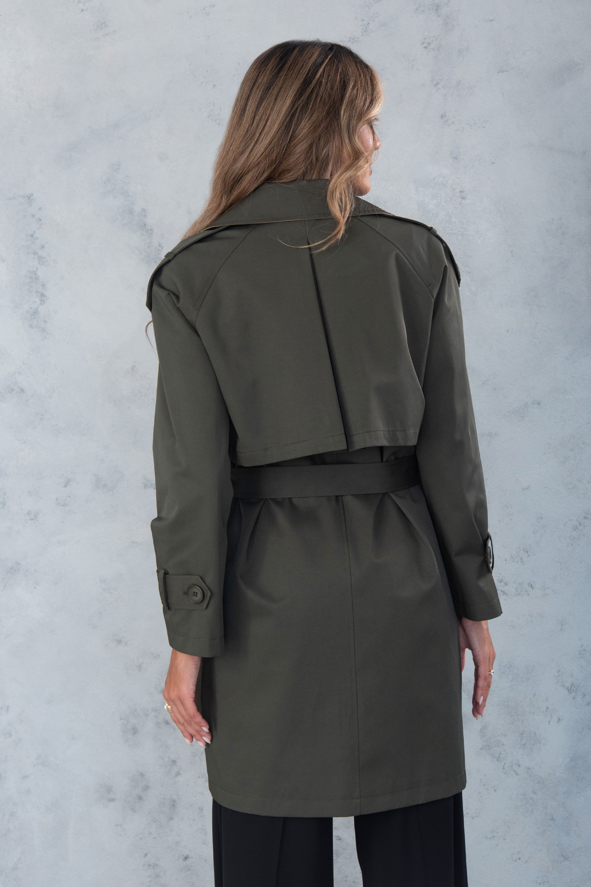 Classic trench coat with belt
