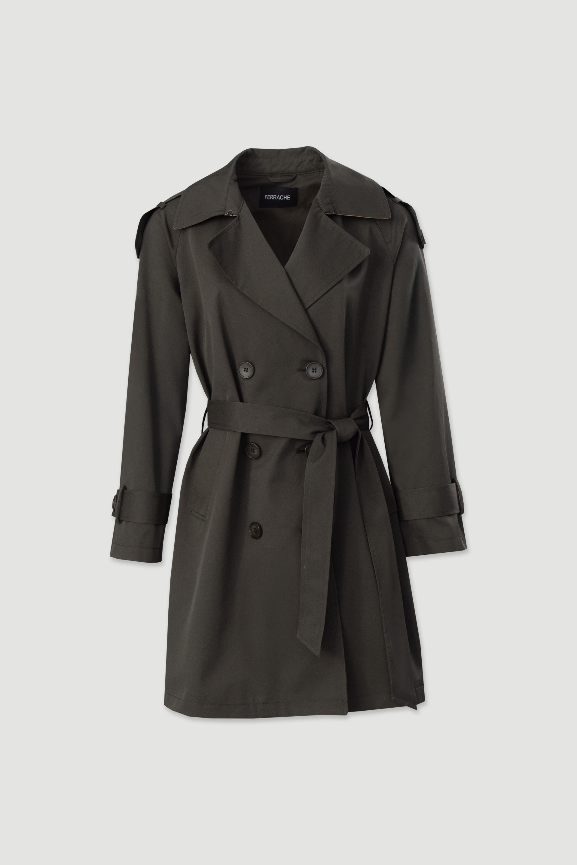 Classic trench coat with belt