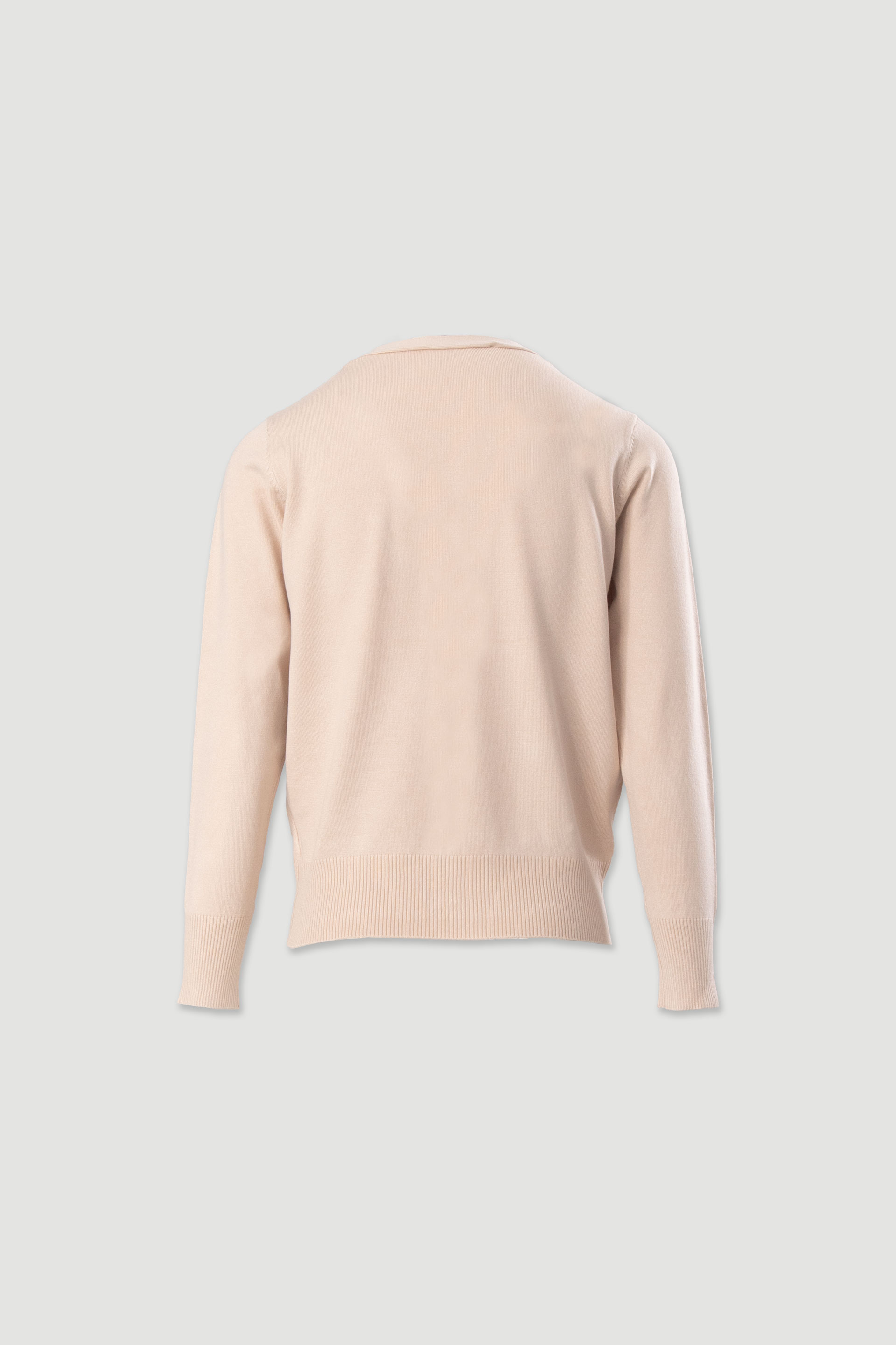 Basic knit cardigan with logo buttons