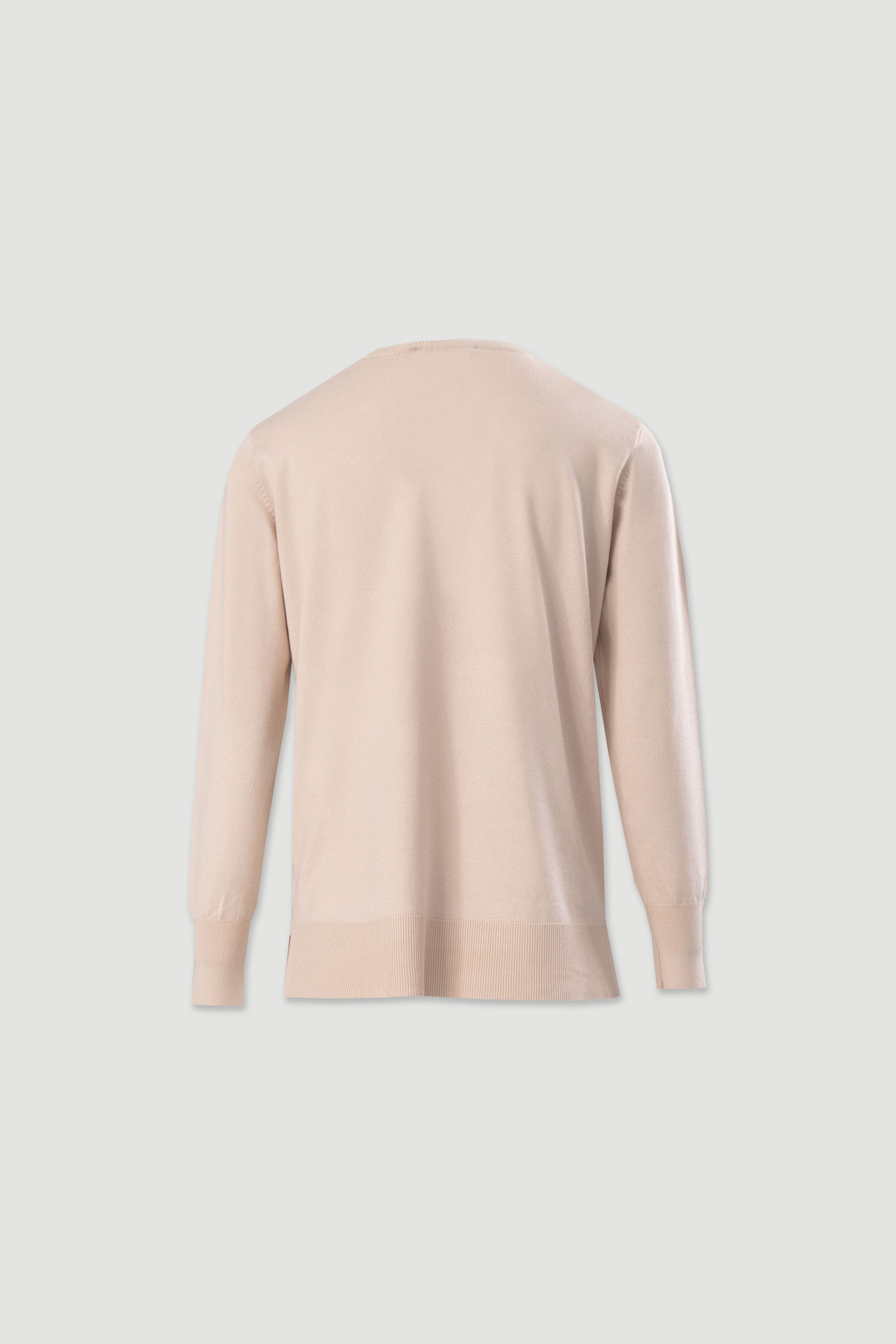 Túnica de malha com decote em v