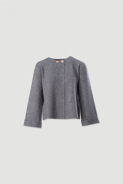 Cardigan fluide en maille