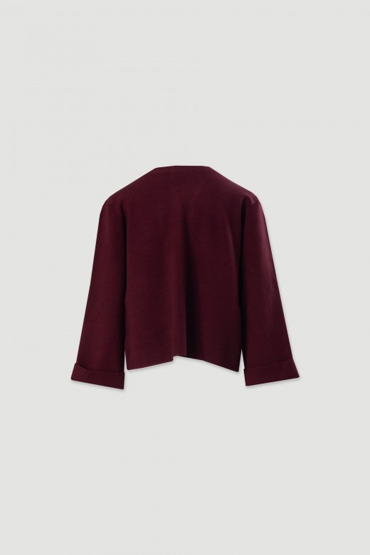 Cardigan fluide en maille