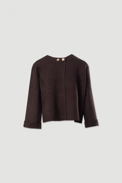 Cardigan fluide en maille