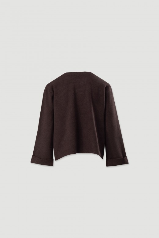 Cardigan fluide en maille