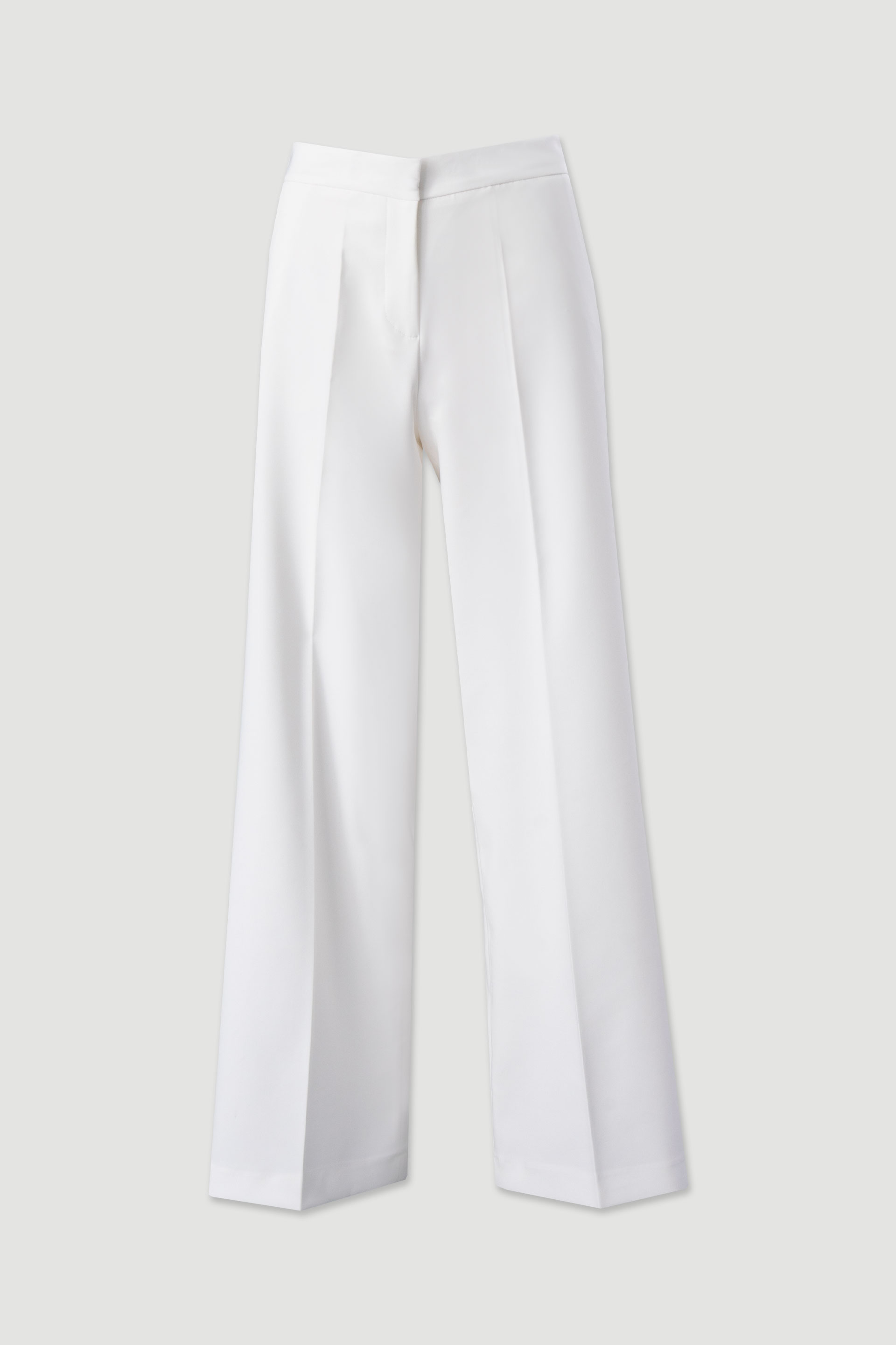 Calça clássica wide leg