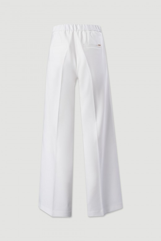 Pantaln clsico de pierna ancha