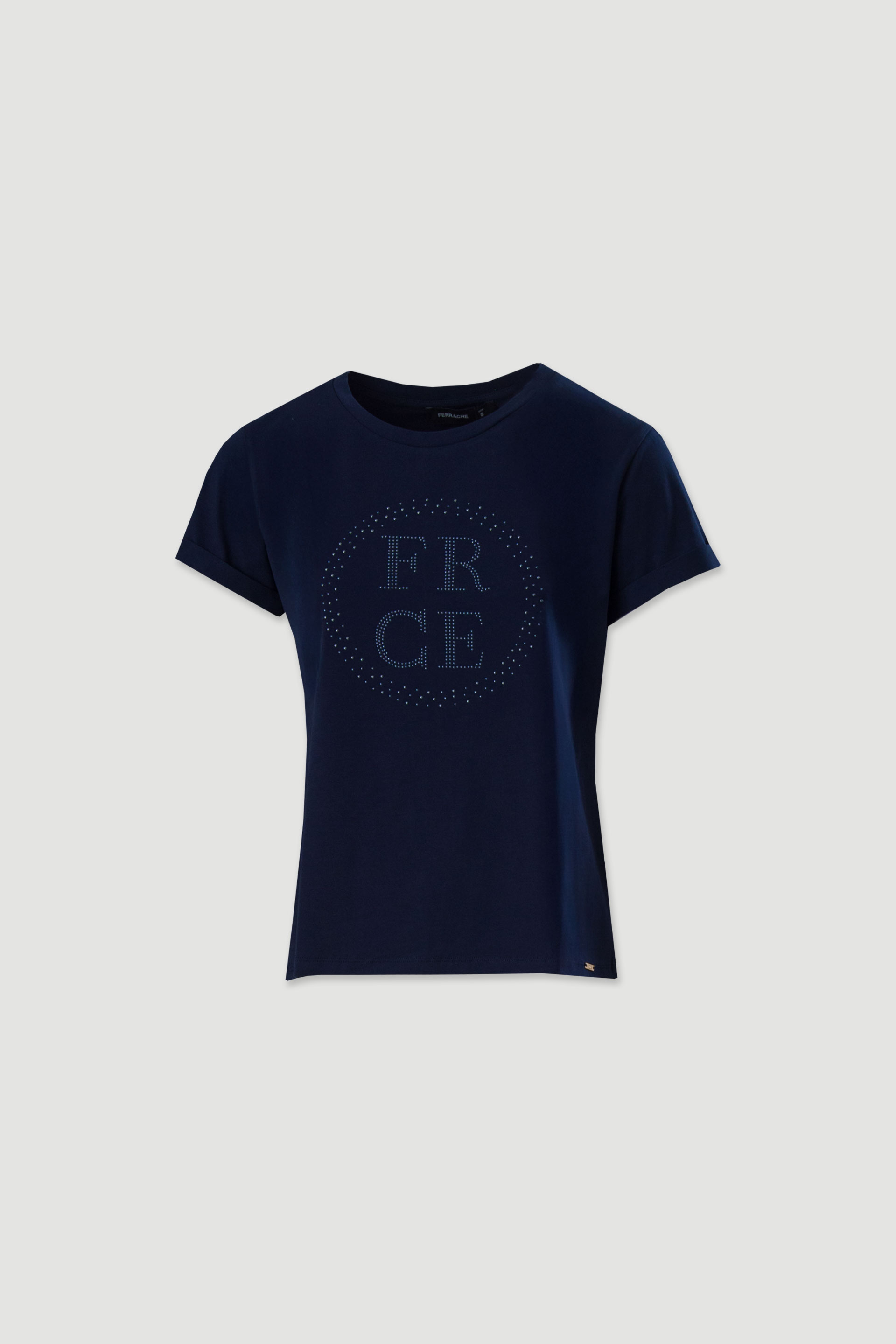 Cotton t-shirt with front transfer print