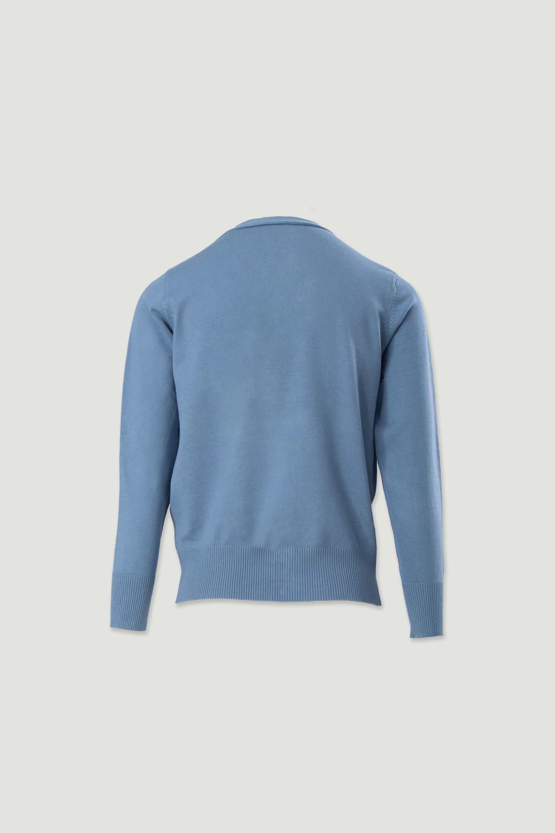 Basic knit cardigan with logo buttons