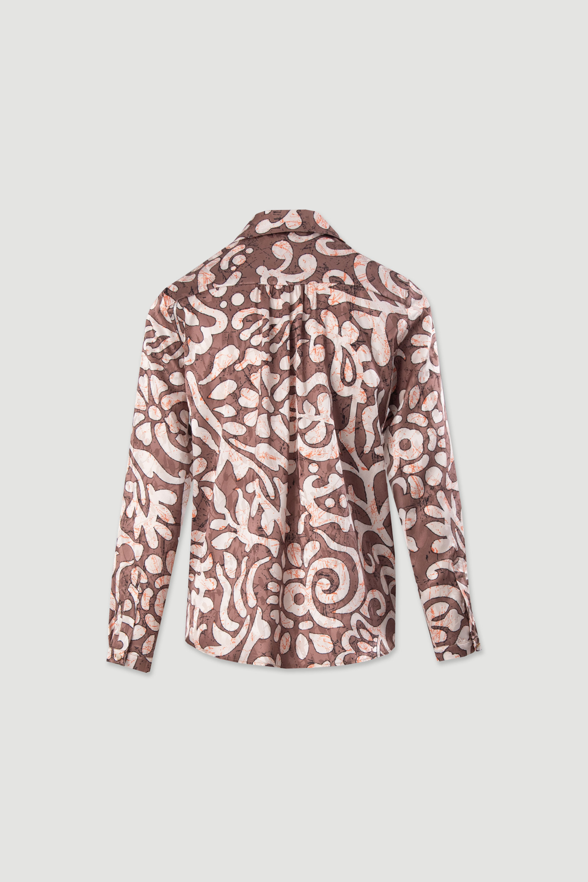 Blusa fluida estampada