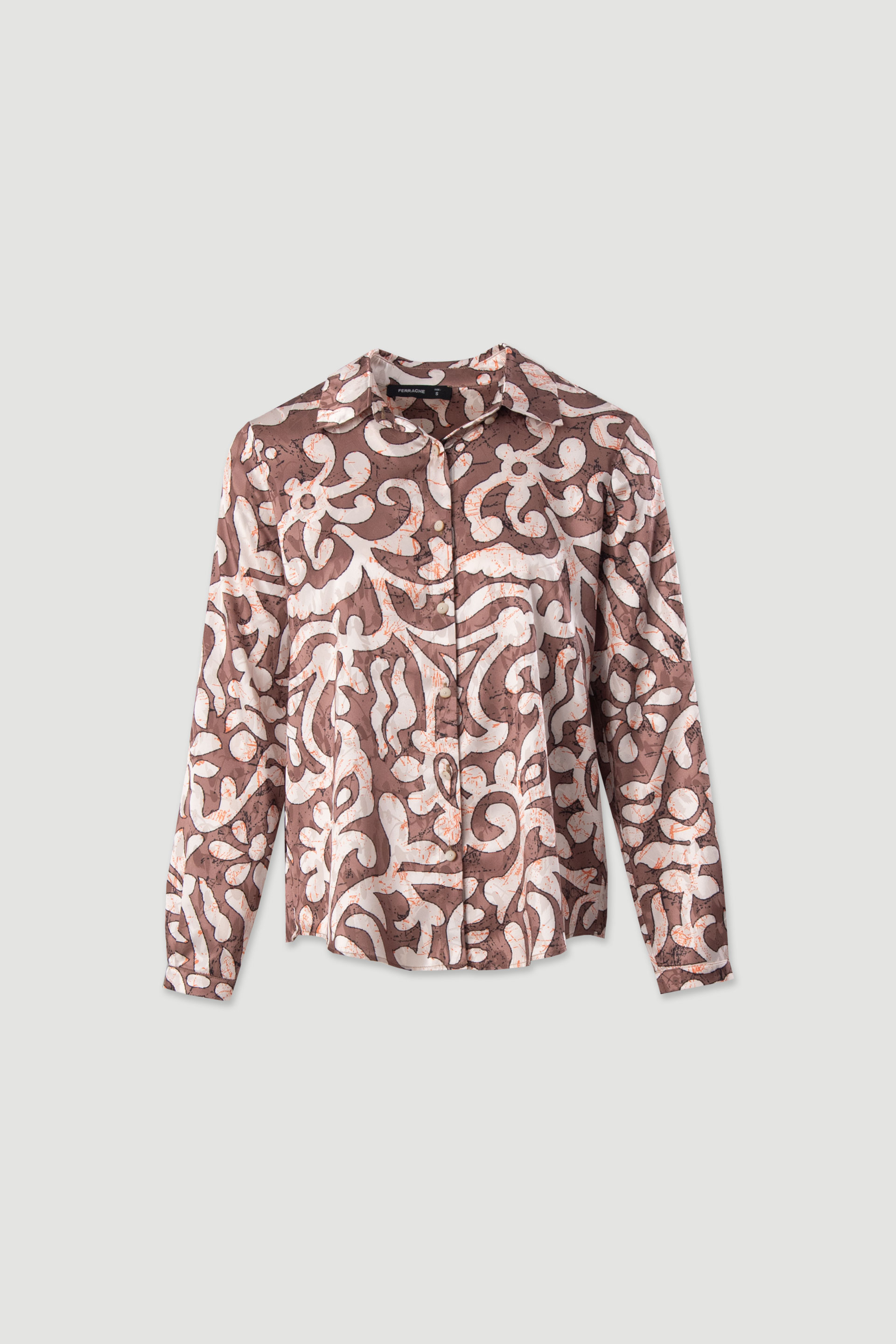 Blusa fluida estampada