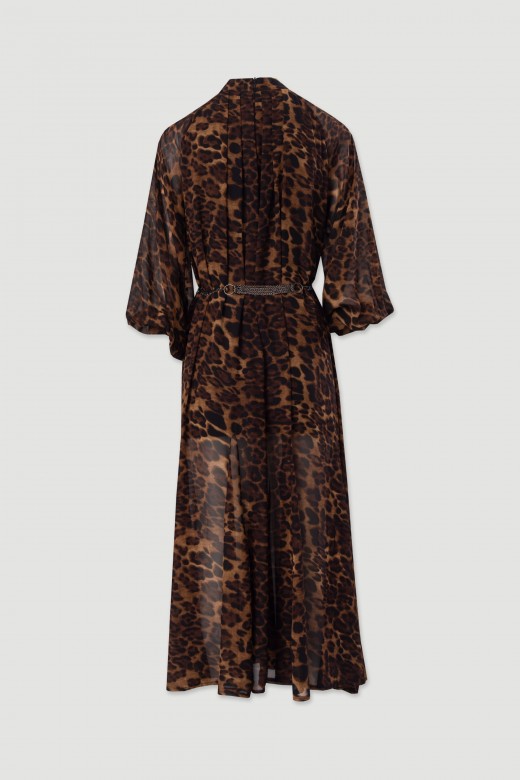 Robe longue  imprim animal