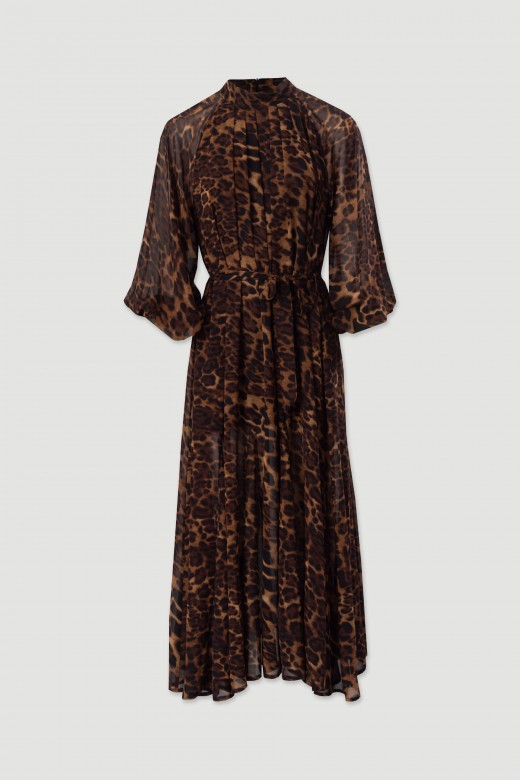 Robe longue  imprim animal