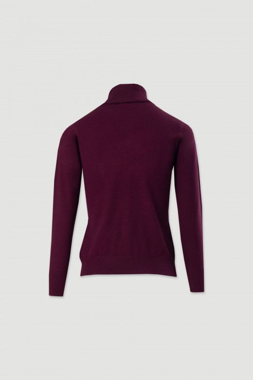Jersey bsico de cuello alto