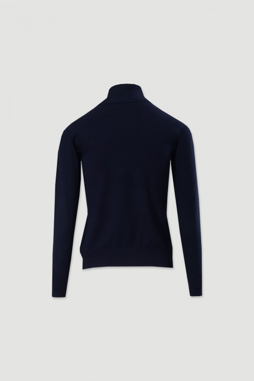 Pull basique  col roul