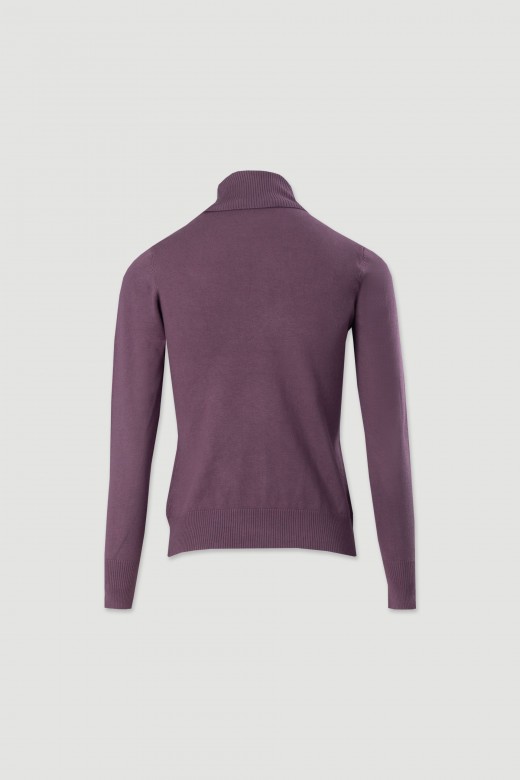 Jersey bsico de cuello alto