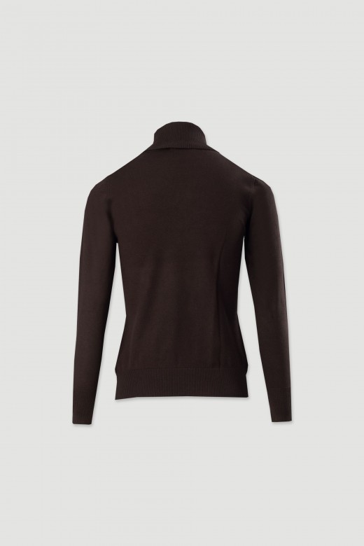 Jersey bsico de cuello alto