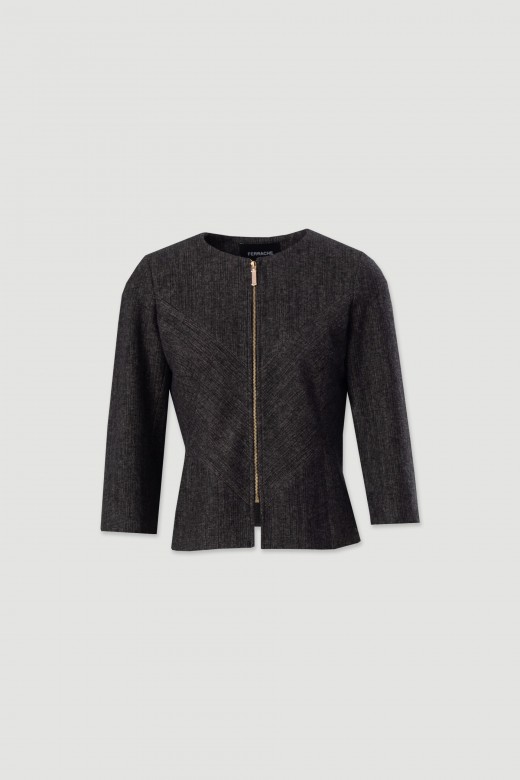 Veste classique courte structure