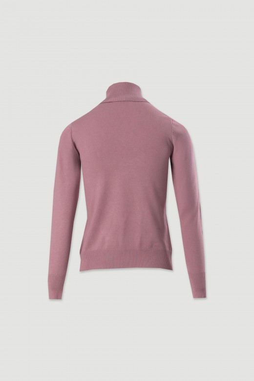 Jersey bsico de cuello alto