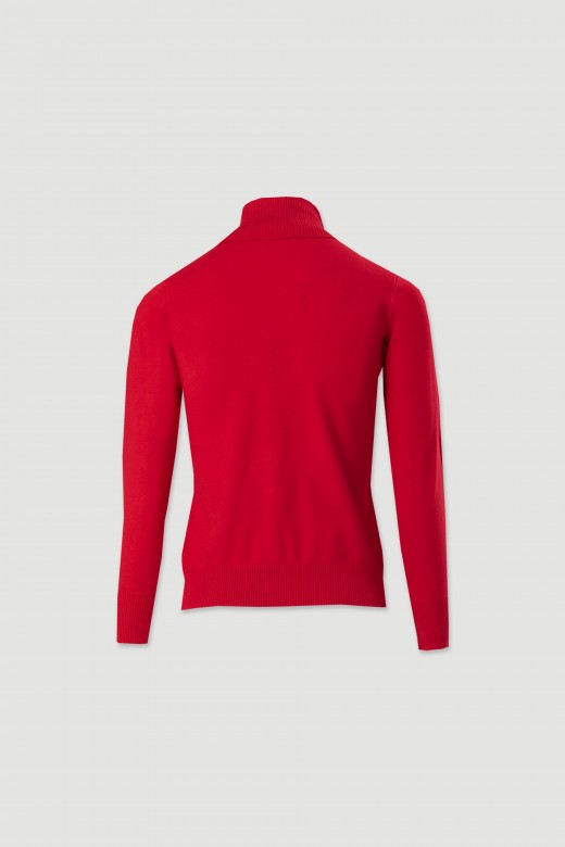 Jersey bsico de cuello alto