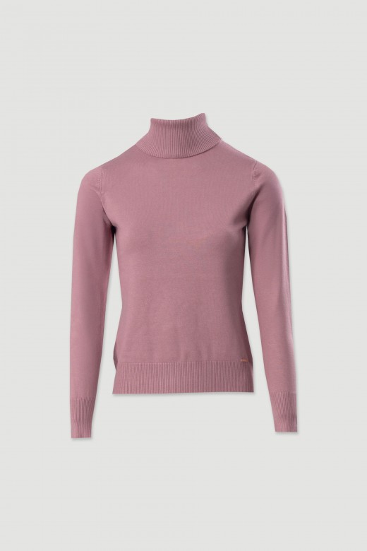 Jersey bsico de cuello alto