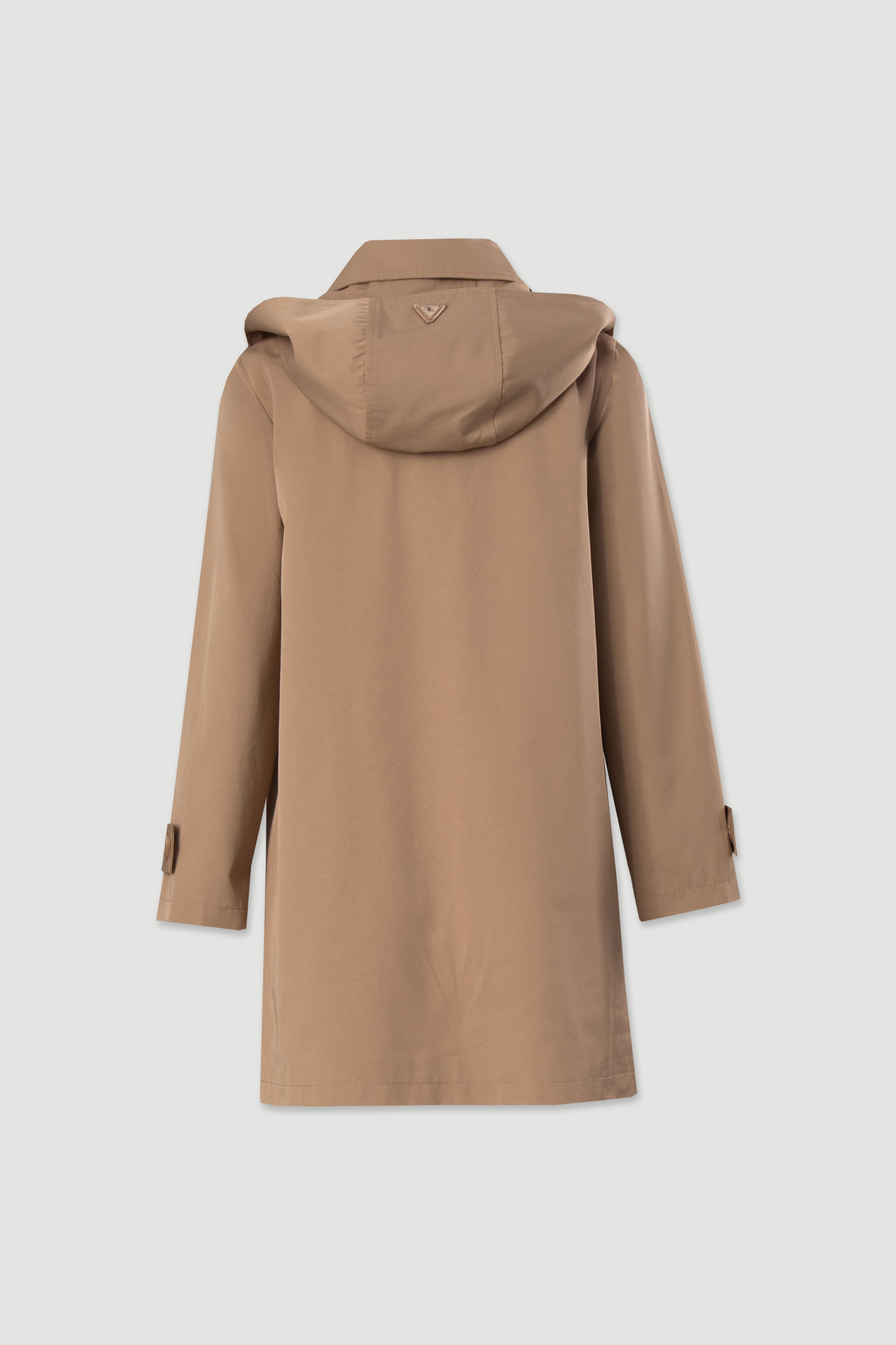 Parka com capuz removível