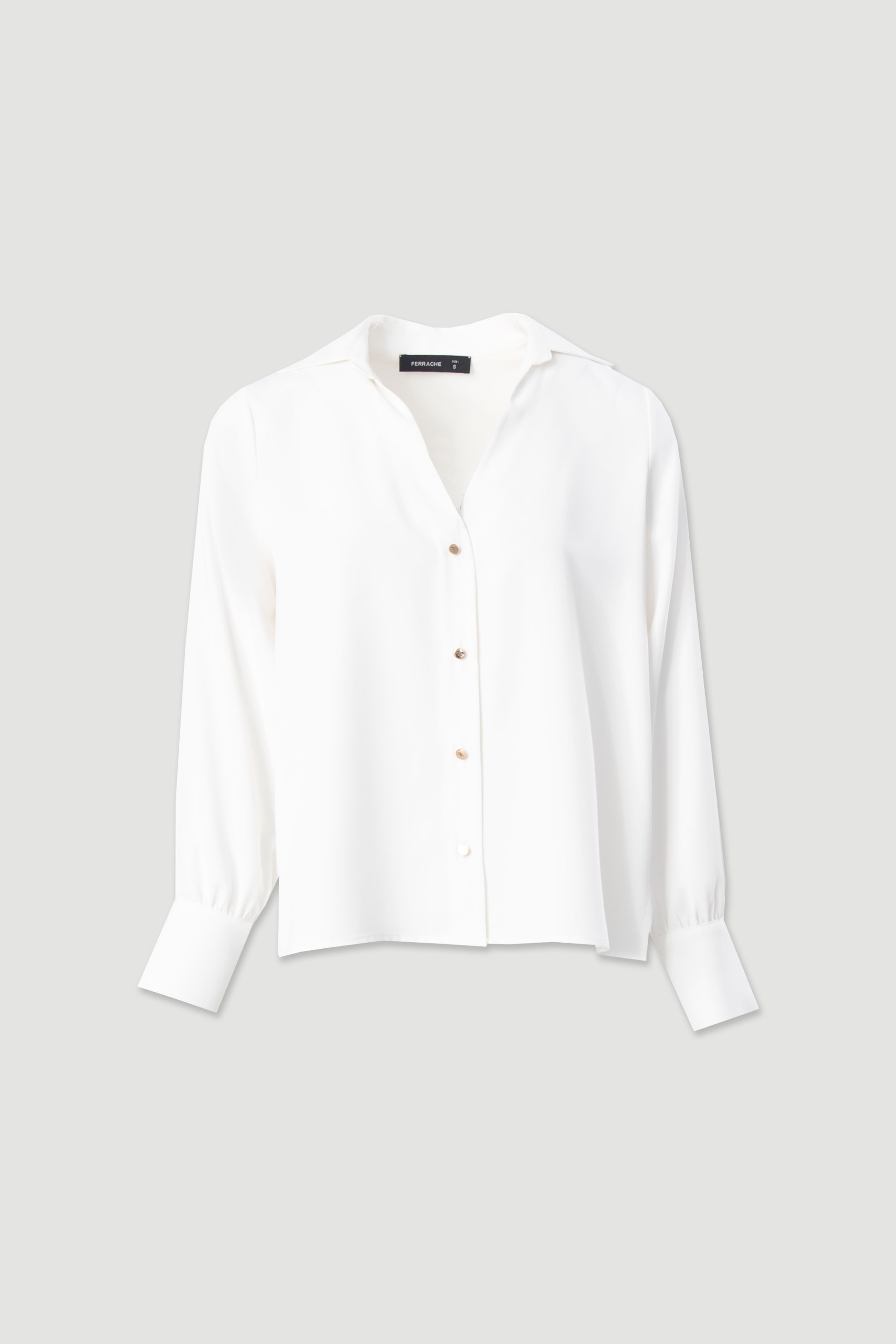 Blouse with front buttons