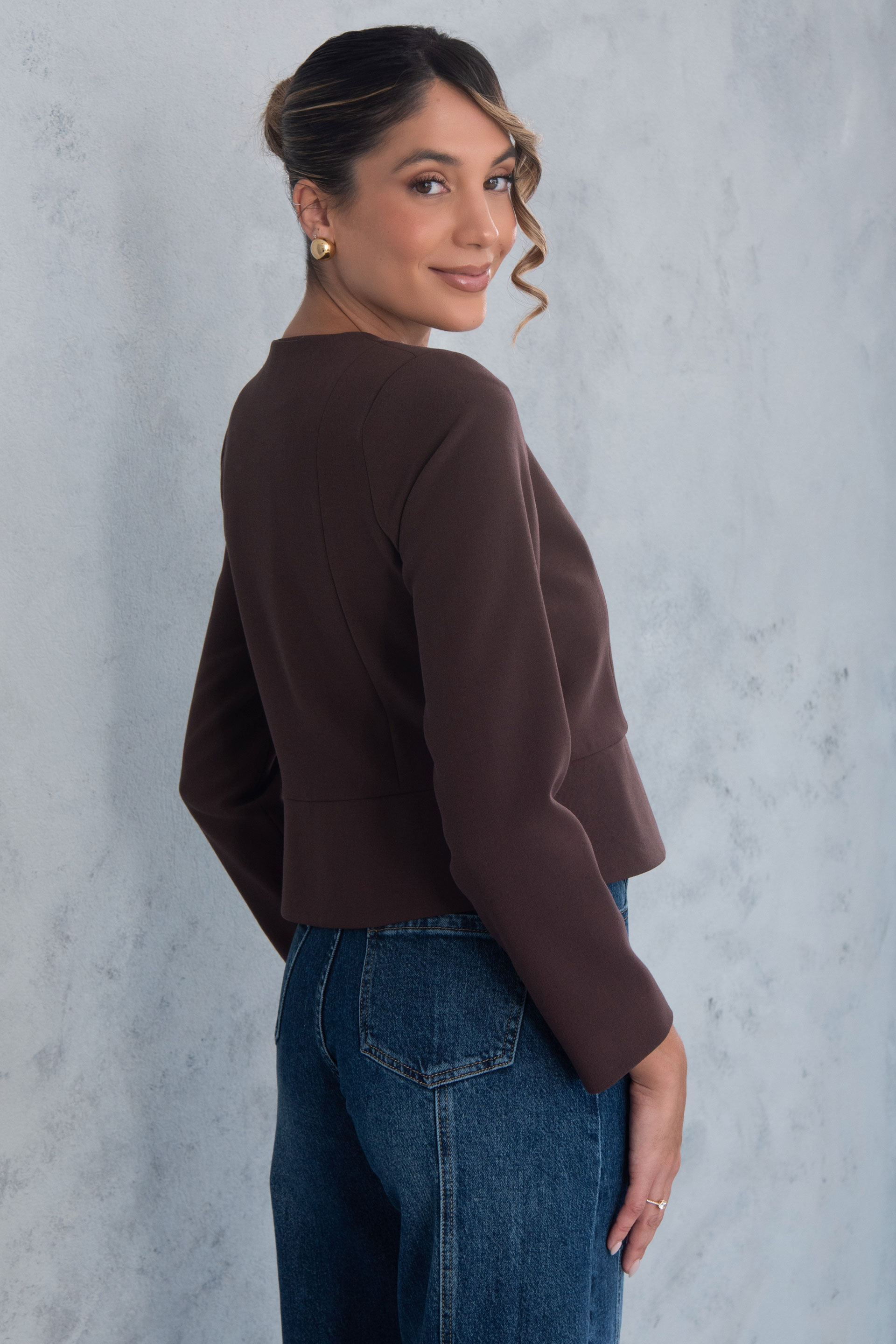 Structured classic jacket