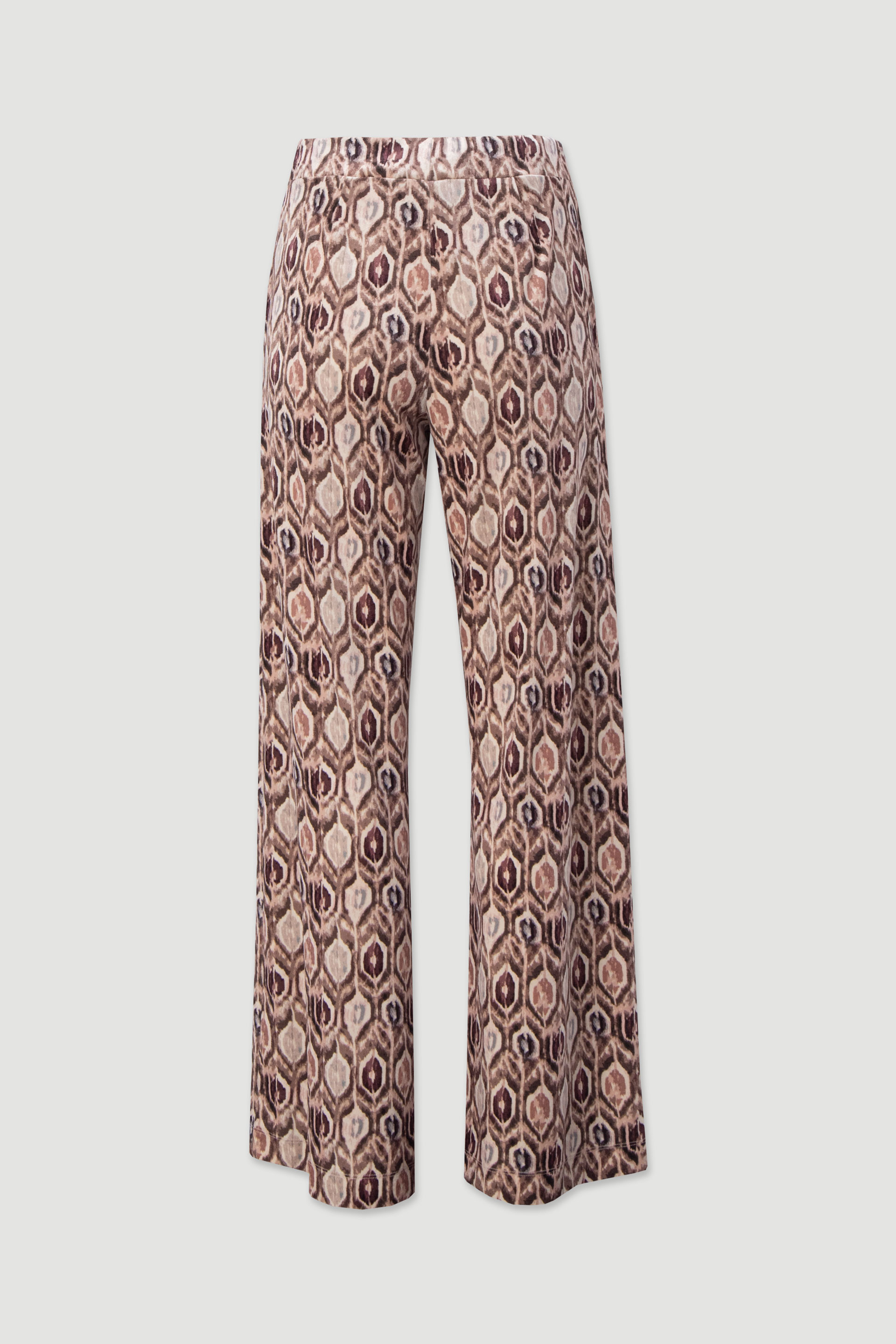 Pantalón de tejido de terciopelo estampado