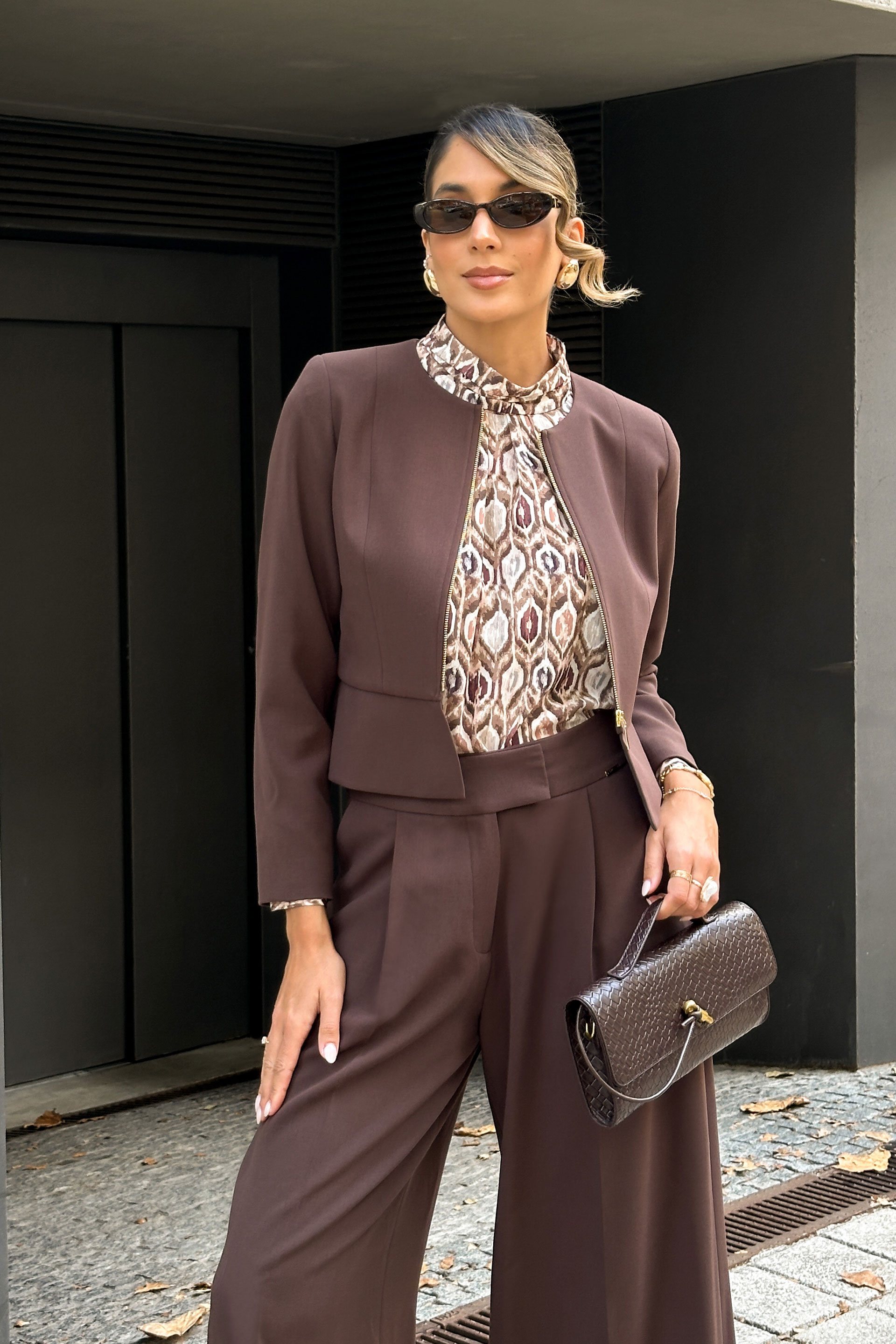 Structured classic jacket