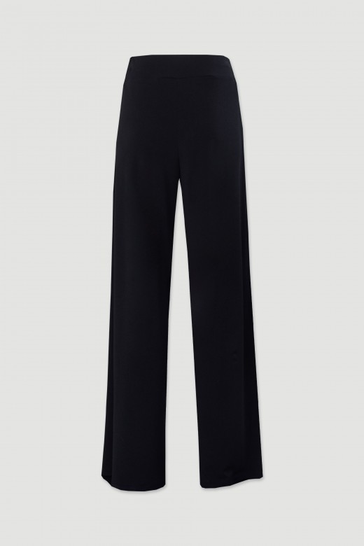 Cala wide leg em malha