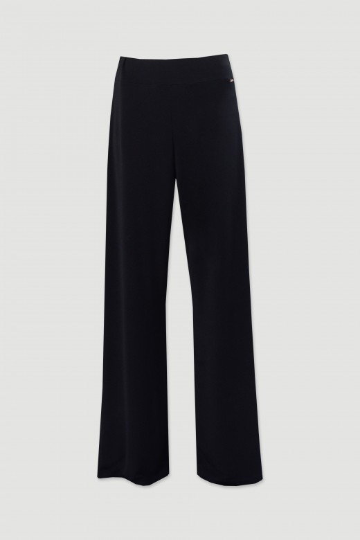 Cala wide leg em malha