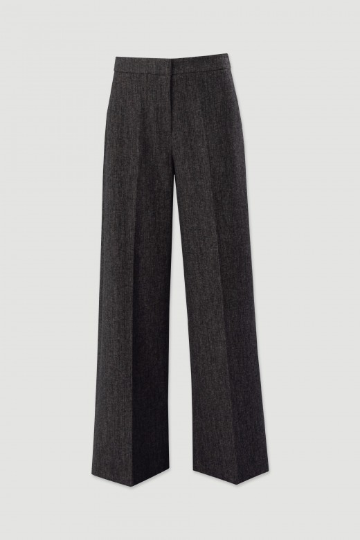 Cala wide leg de alfaiataria