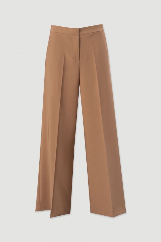 Pantaln clsico de pierna ancha